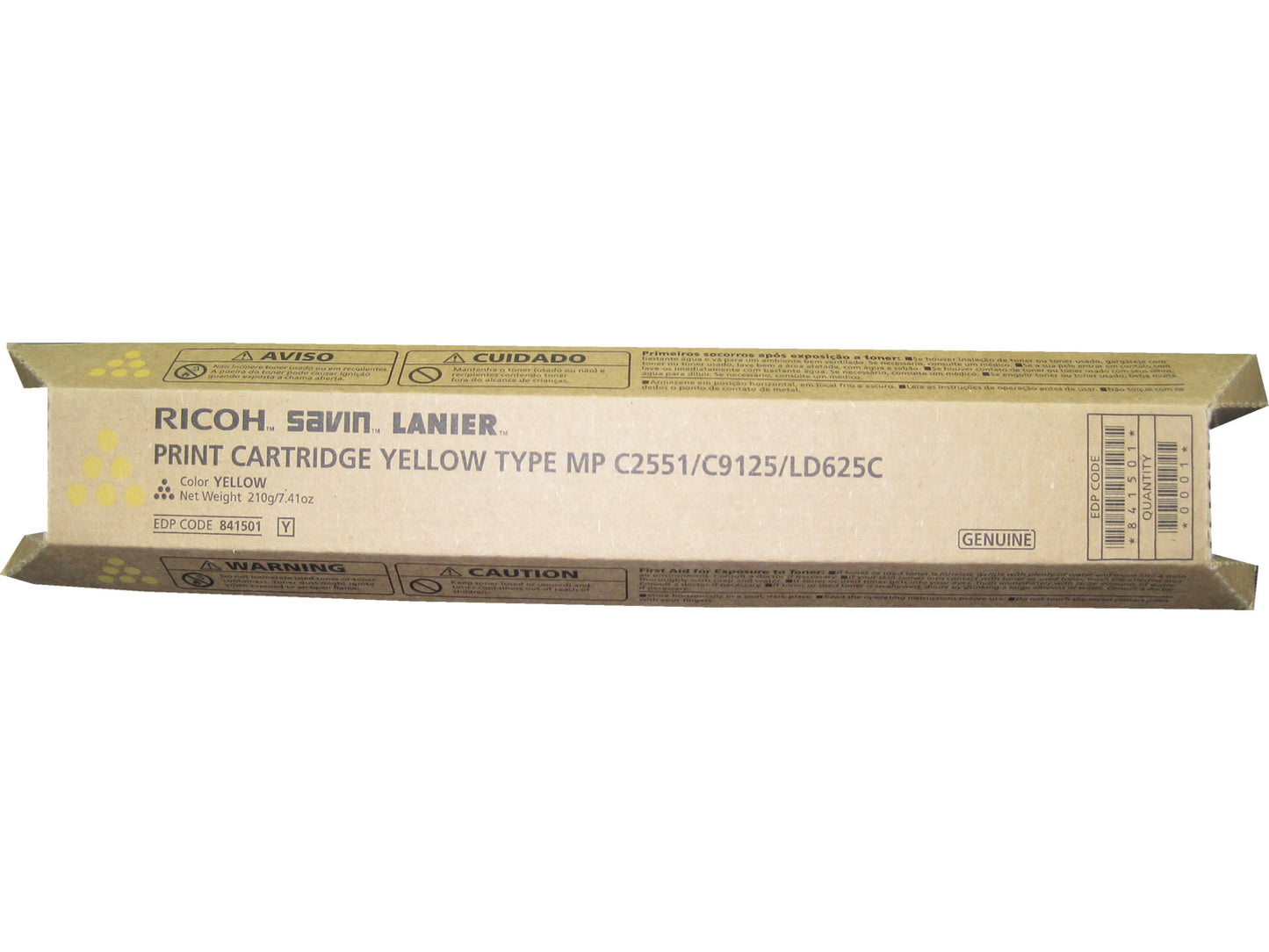 RICOH 841501 Yellow Toner Type MP 9.5k