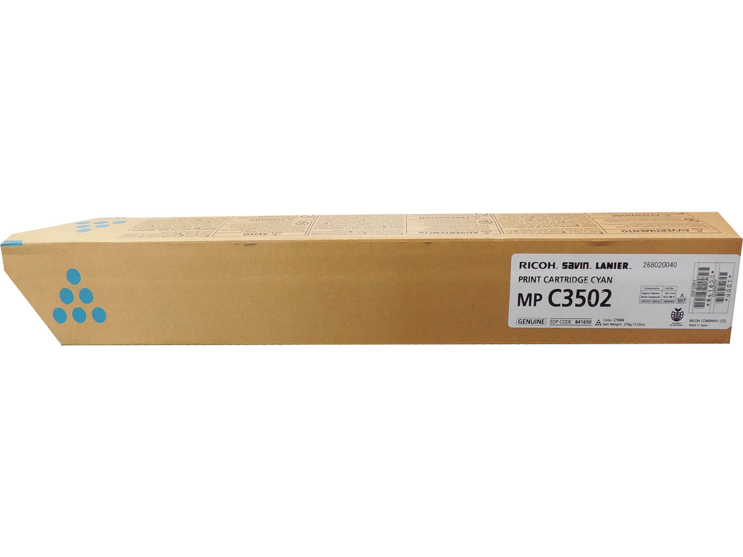 RICOH 841650 Cyan Toner 18k