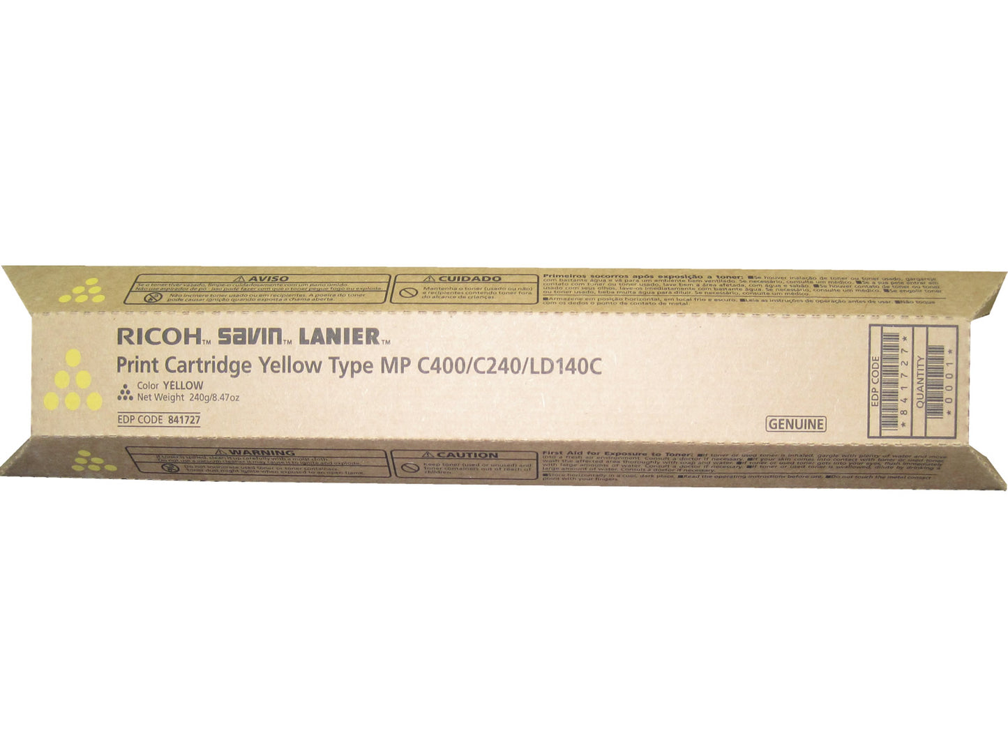 RICOH 841727 Yellow Toner Type MP 10k