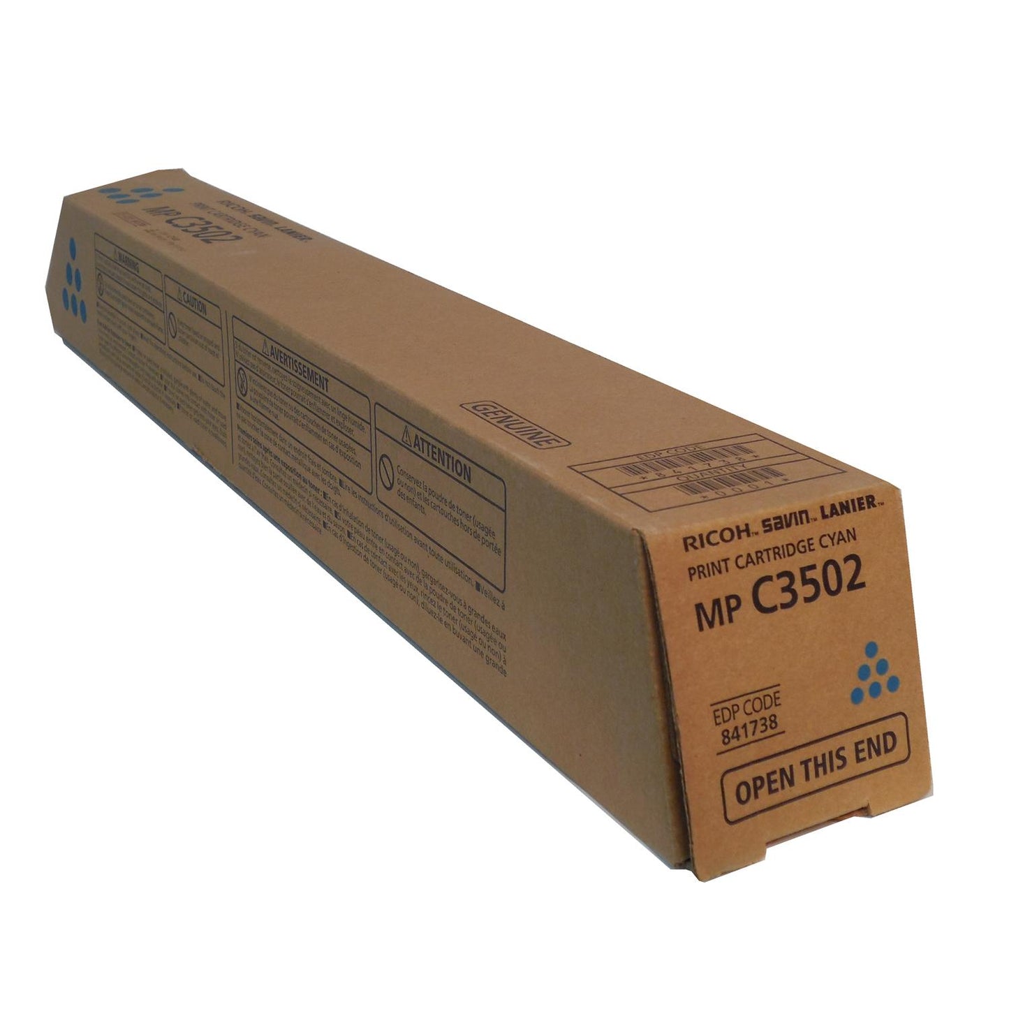 RICOH 841738 Cyan Toner 18k