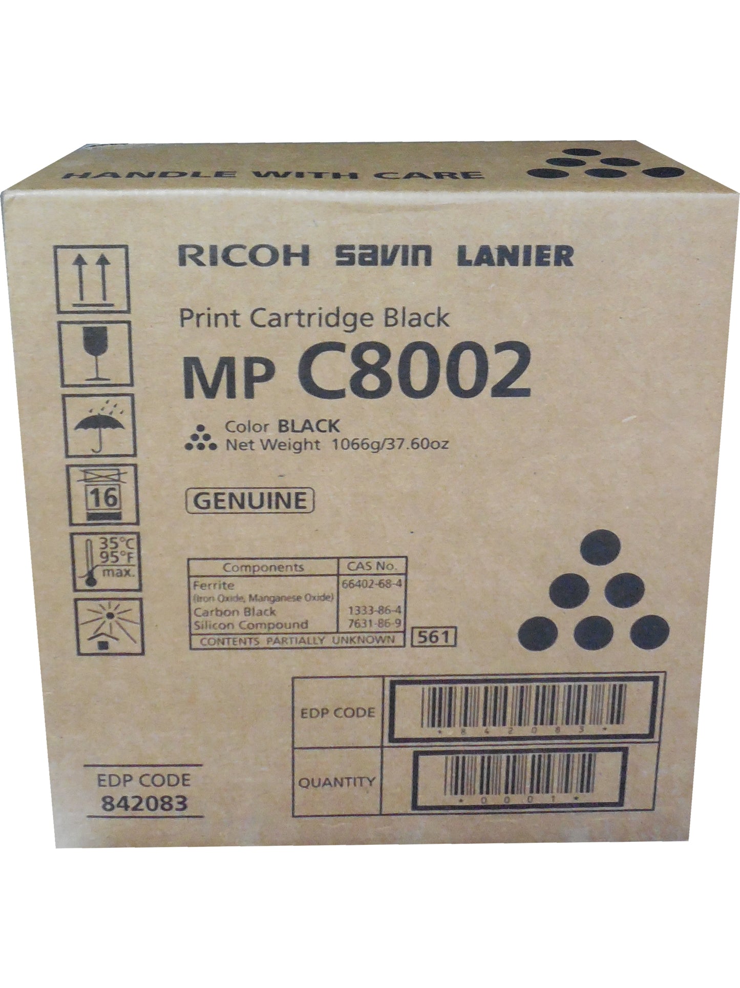 RICOH 842083 Black High Yield Toner