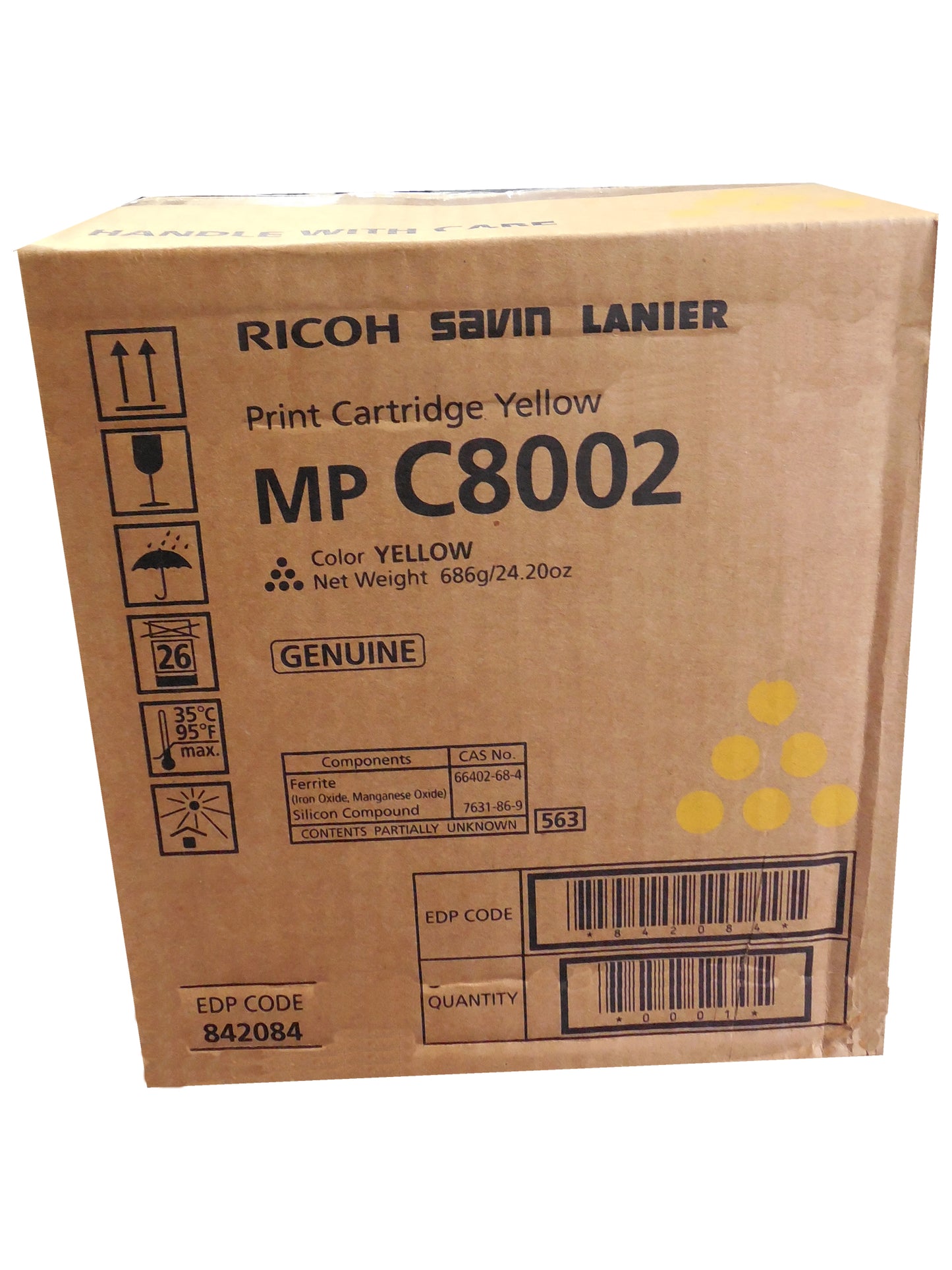 RICOH 842084 Yellow High Yield Toner