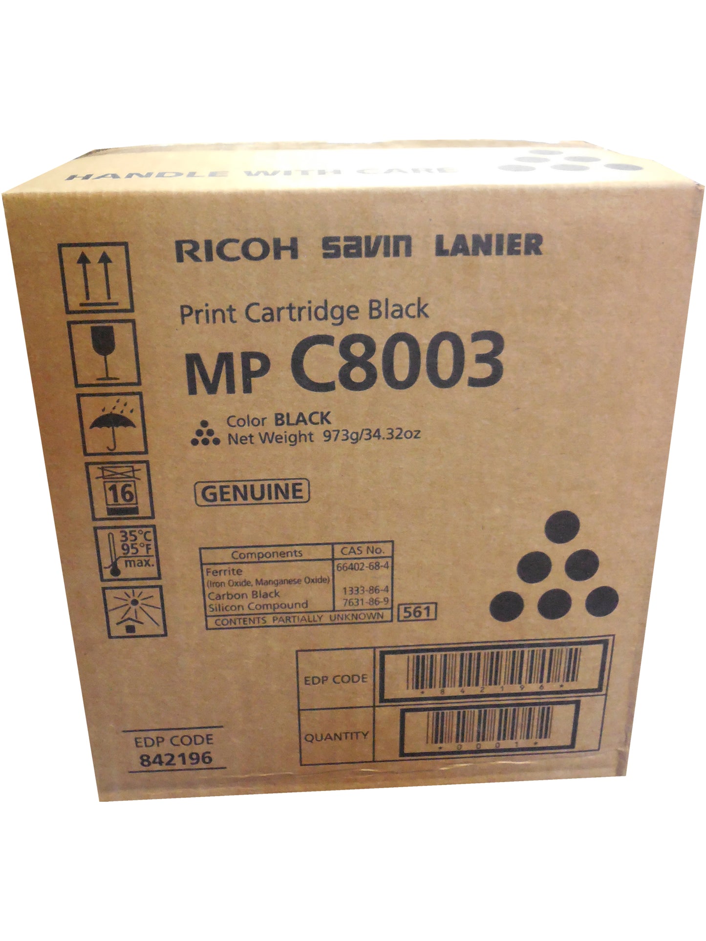 RICOH 842196 Black Toner Cartridge