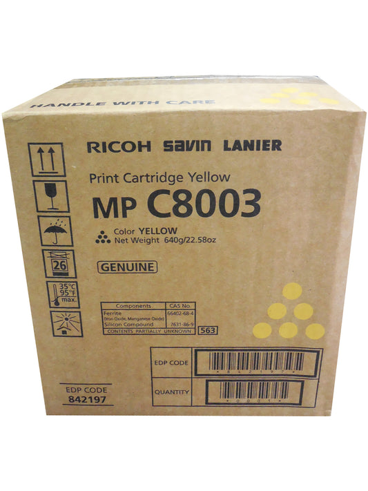 RICOH 842197 Yellow Toner Cartridge