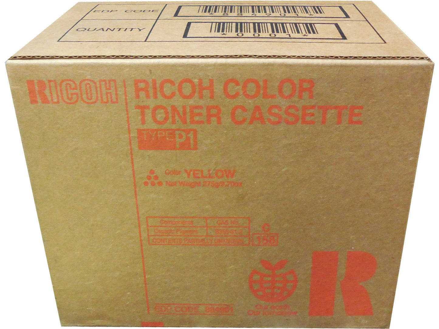 RICOH 884901 Yellow Toner Type P1 10k