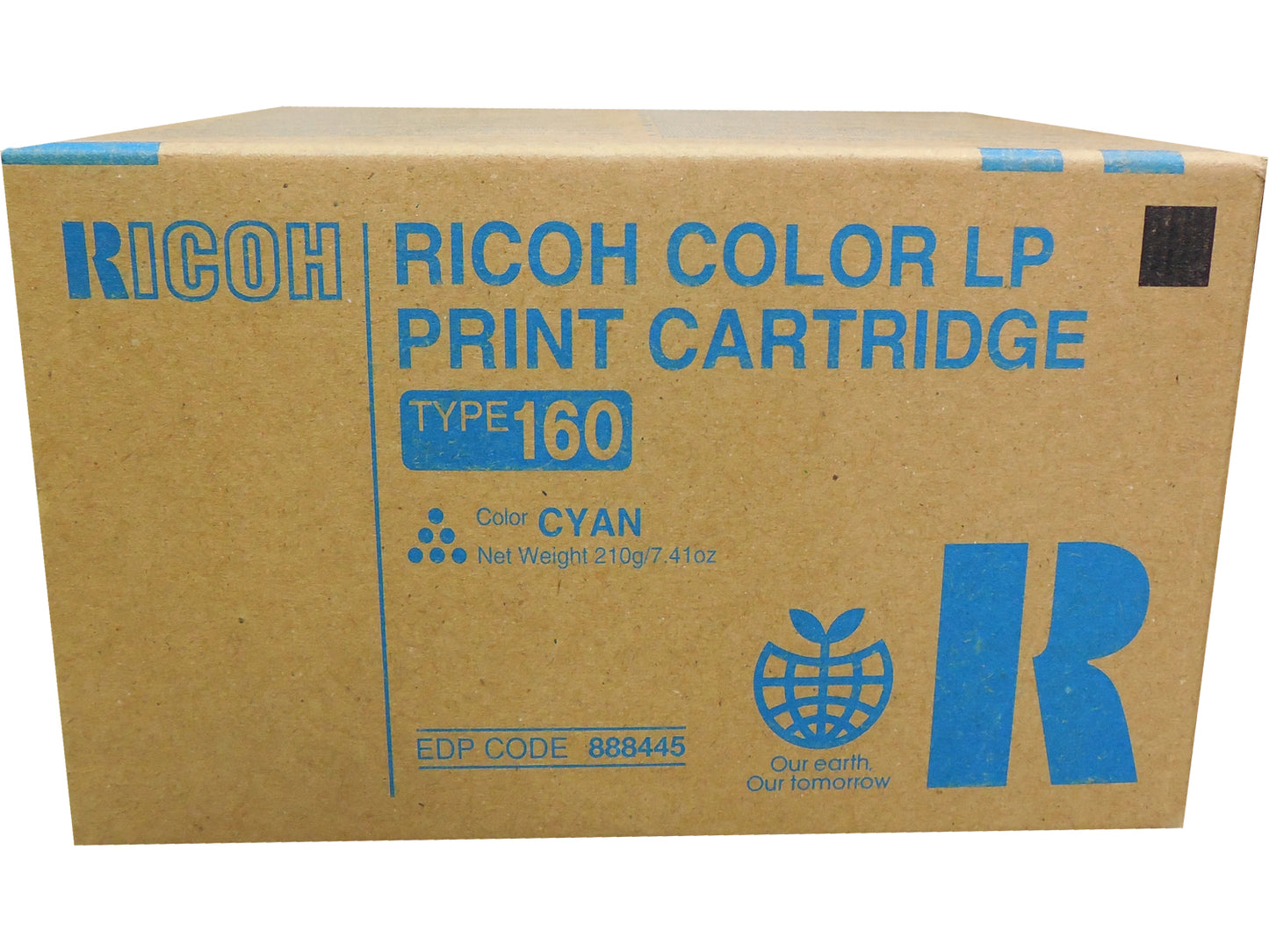 RICOH 888445 Cyan Toner Type 160