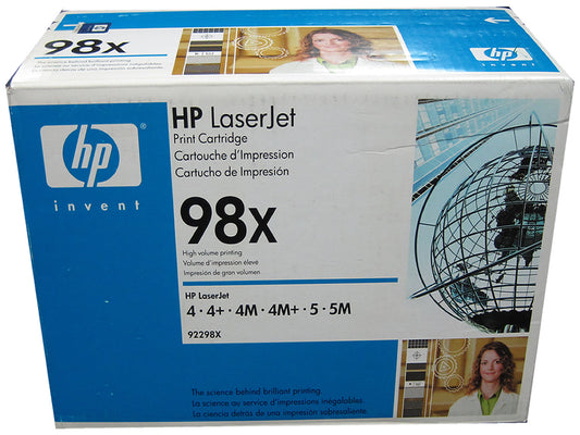 HP 92298X (98X) Black High Capacity Toner Cartridge