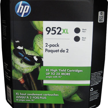HP N9K29BN (952XL) Dual Pack High Yield Black Ink Cartridges