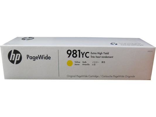 HP L0R19YC (981YC) Yellow PageWide Extra High Yield Contract Ink Cartridge