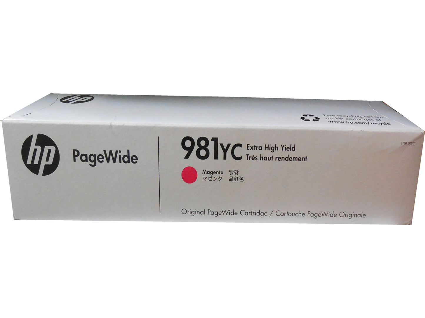 HP L0R18YC (981YC) Magenta PageWide Extra High Yield Contract Ink Cartridge