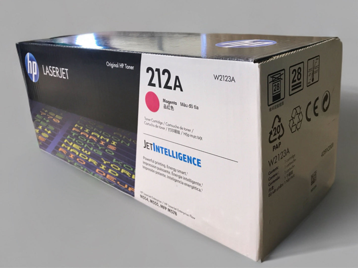 HP W2123A 212A Magenta Toner Cartridge