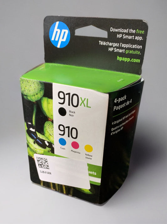 HP 3JB41AN (910XL / 910) Black/Tri-color 4 Pack