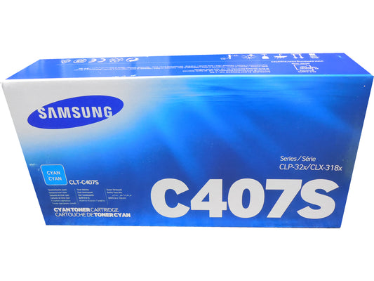 SAMSUNG CLT-C407S Cyan Toner 1k