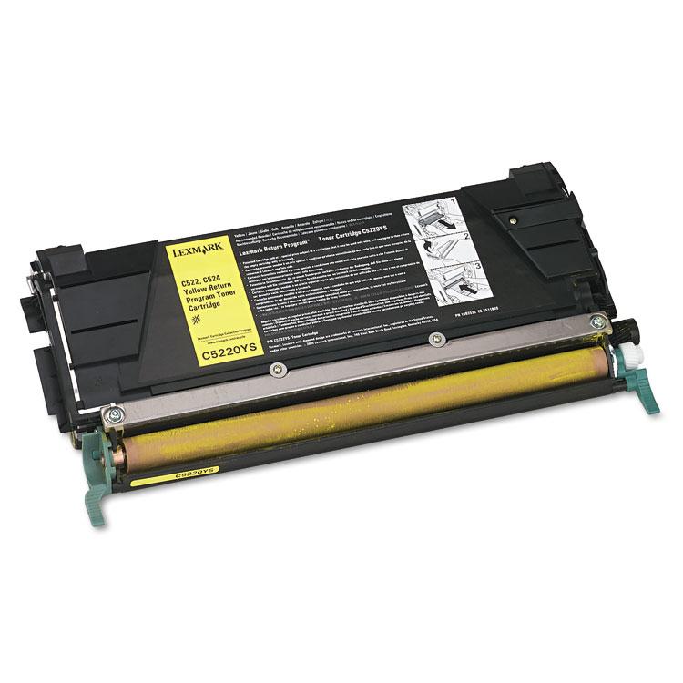 LEXMARK C5220YS Yellow Toner 3k