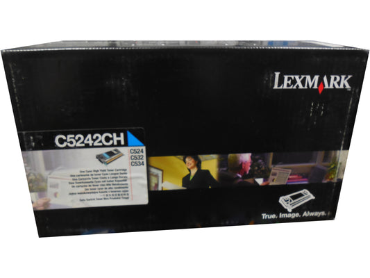 LEXMARK C5242CH Cyan High Yield Toner 5k