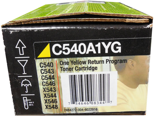 LEXMARK C540A1YG Yellow Toner 1k