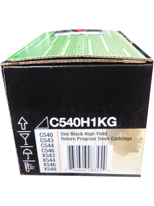 LEXMARK C540H1KG Black High Yield Toner 2.5k