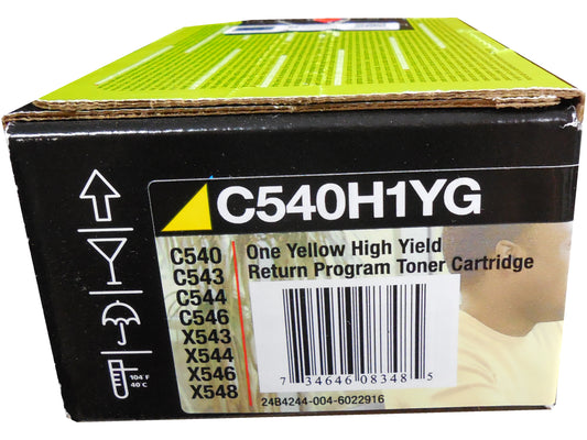 LEXMARK C540H1YG Yellow High Yield Toner