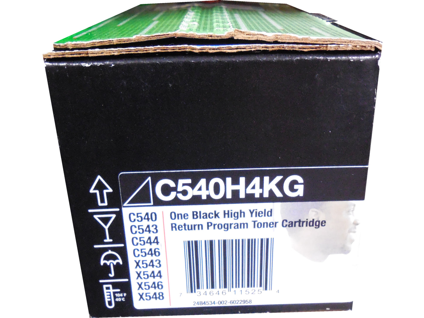 LEXMARK C540H4KG Black High Yield Toner 2.5k