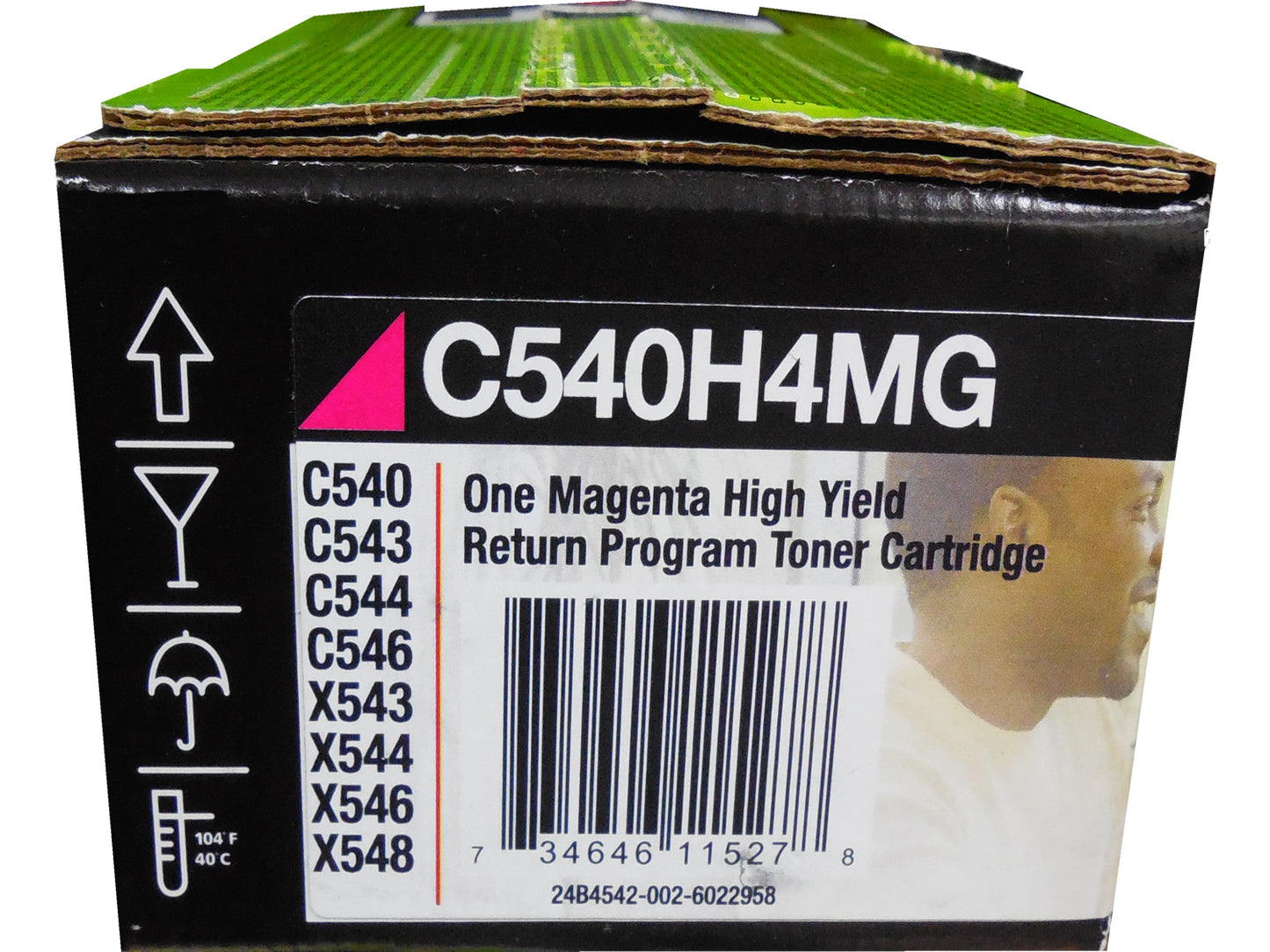 LEXMARK C540H4MG Magenta High Yield Toner 2k