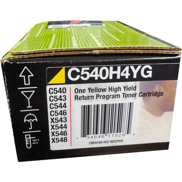 LEXMARK C540H4YG Yellow High Yield Toner 2k