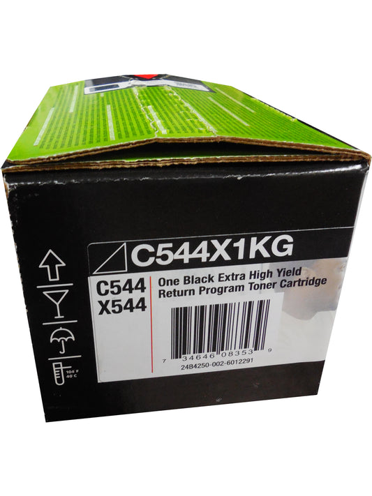 LEXMARK C544X1KG Black Extra High Yield Toner 6k