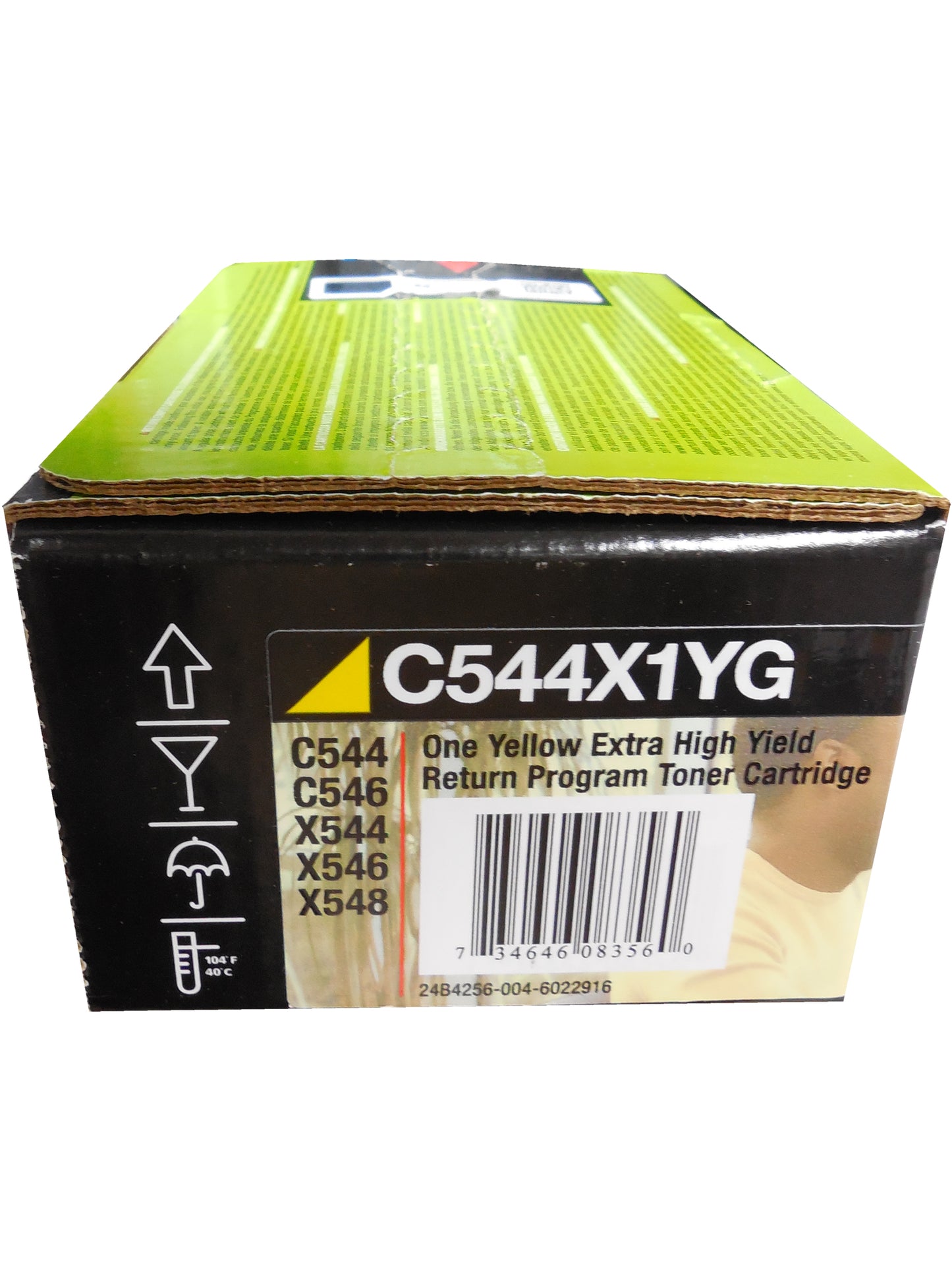 LEXMARK C544X1YG Yellow Extra High Yield Toner 4k