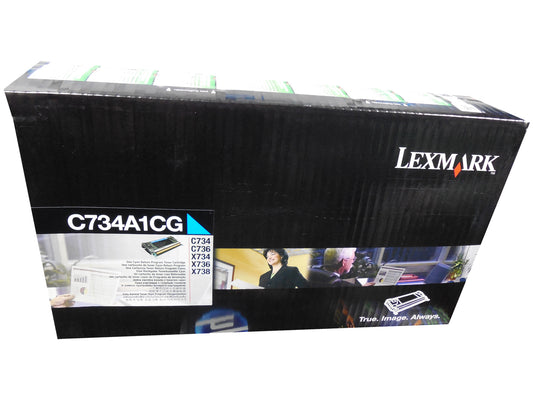 LEXMARK C734A1CG Cyan Toner 6k