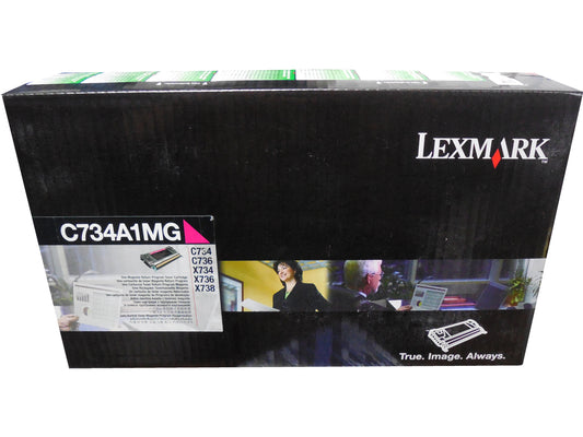 LEXMARK C734A1MG Magenta Toner 6k