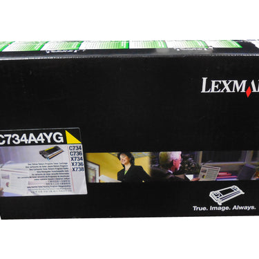 LEXMARK C734A4YG Yellow Toner 6k