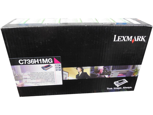 LEXMARK C736H1MG Magenta High Yield Toner 10k