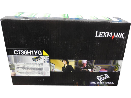 LEXMARK C736H1YG Yellow High Yield Toner 10k