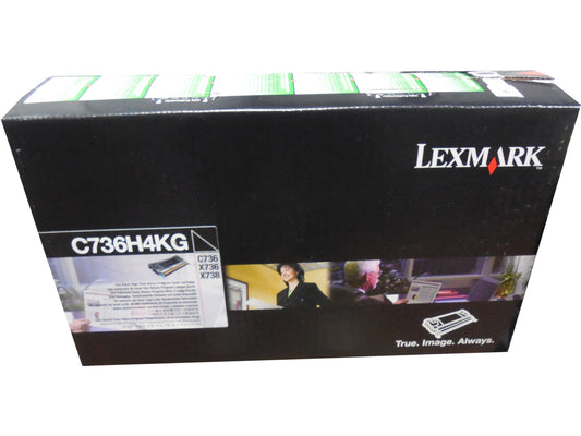 LEXMARK C736H4KG Black High Yield Toner 12k