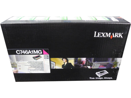 LEXMARK C746A1MG Magenta Return Program Toner 7k