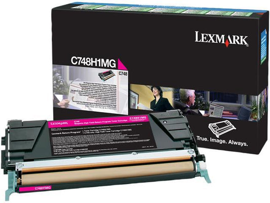 LEXMARK C748H4MG Magenta High Yield Toner 10k