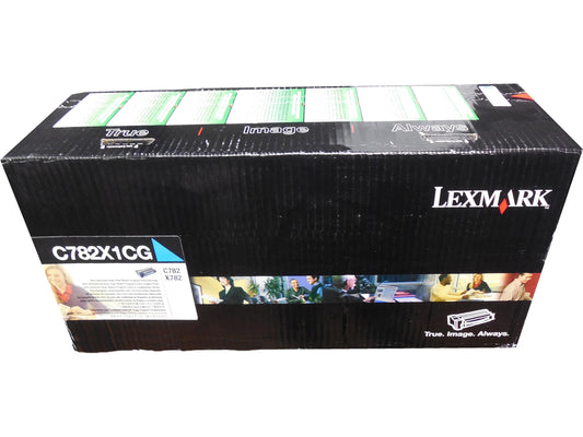 LEXMARK C782X1CG Cyan Extra High Yield Toner 15k