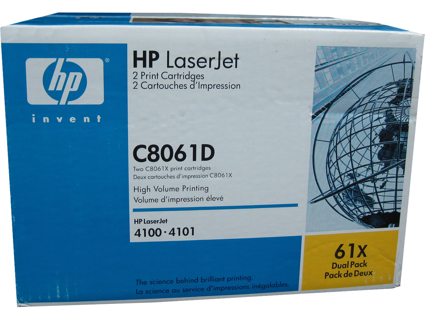 HP C8061D (61X Twin Pack) Black High Capacity Toner Cartridge