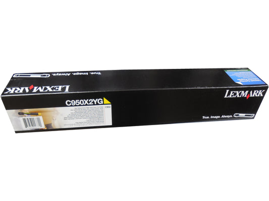 LEXMARK C950X2YG Yellow Extra High Yield Toner 22k