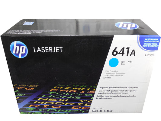 HP C9721A (641A) Cyan Toner Cartridge