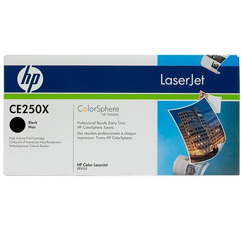 HP CE250X (504X) Black High Yield Toner 10.5k