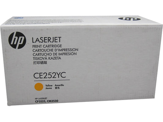 HP CE252YC (504A) Yellow High Yield Contract Toner