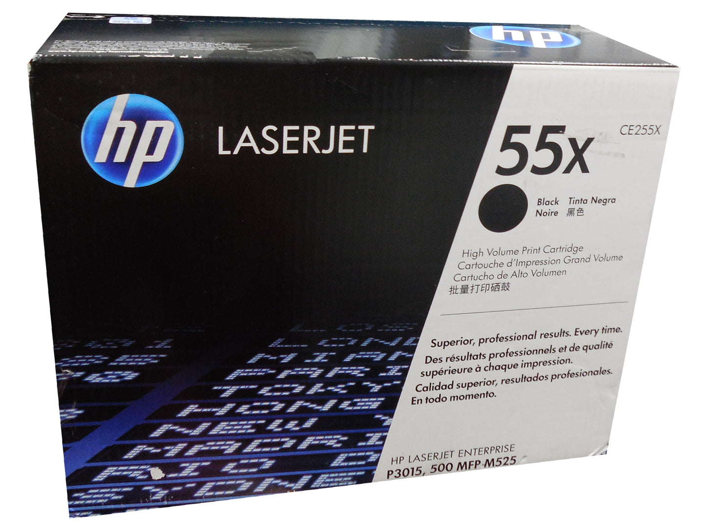 HP CE255X (55X) Black Toner 12.5k