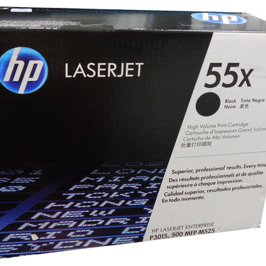 HP CE255X (55X) Black Toner 12.5k
