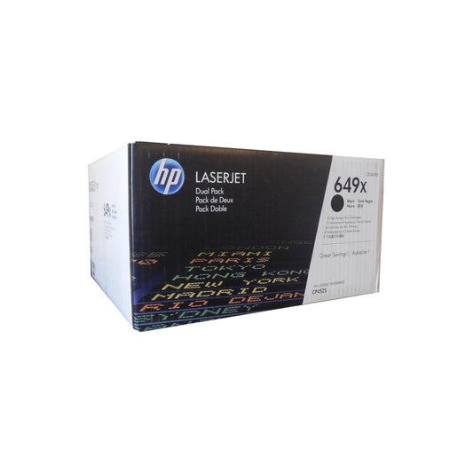 HP CE260XD (649X) Black Dual Pack Toner Cartridges