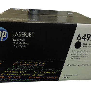 HP CE260XD (649X) Black Dual Pack Toner Cartridges