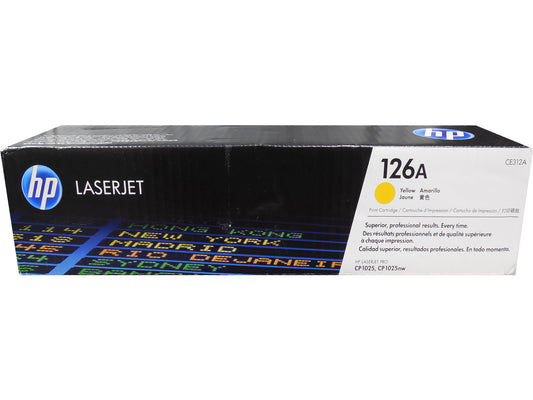 HP CE312A (126A) Yellow Toner Cartridge