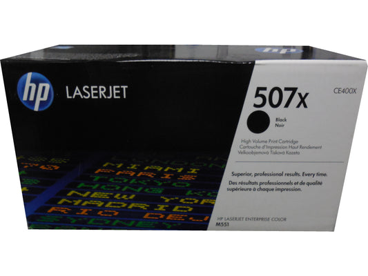 HP CE400X (507X) Black High Yield Toner 11k