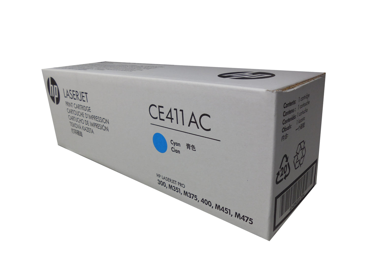 HP CE411AC (305A) Cyan Toner Cartridge