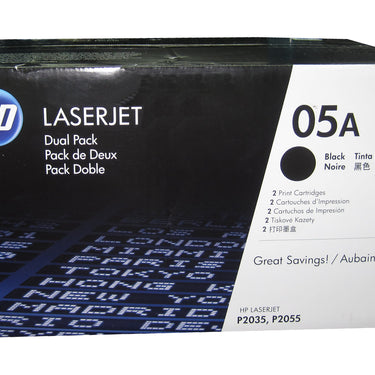 HP CE505D (05A) Dual Pack Black Toner Cartridges