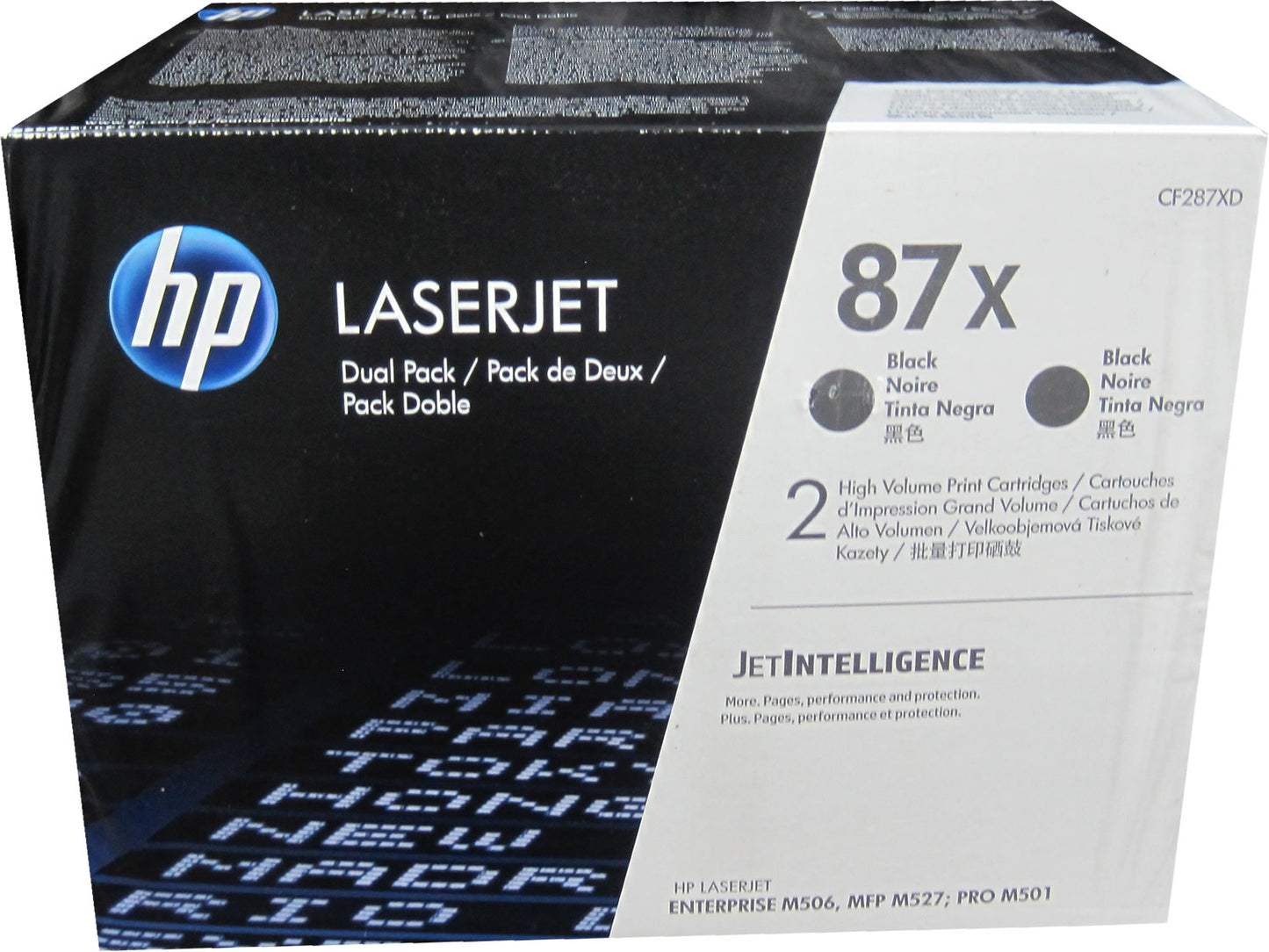 HP CF287XD (87X) Black Dual Pack Toner Cartridge